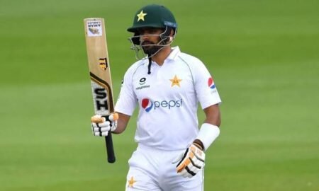 Babar Azam's half-century drought
