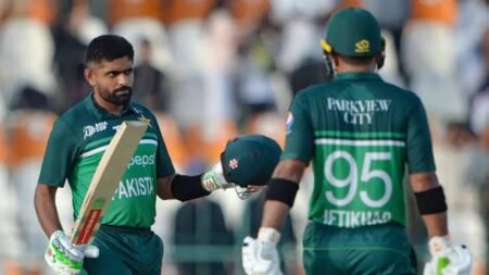 Iftikhar Ahmed and Babar Azam