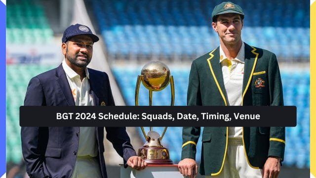 BGT 2024 Schedule