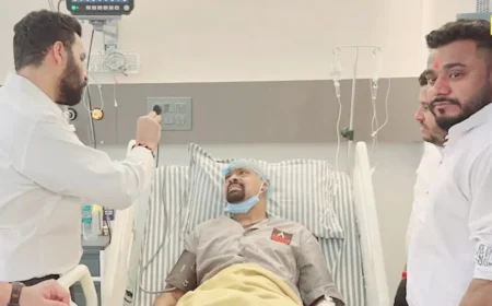 Vinod Kambli Hospitalized in Mumbai