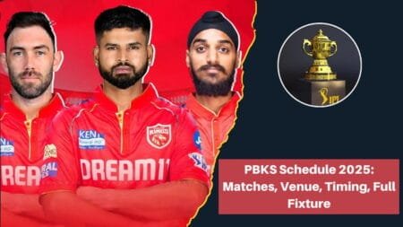 PBKS Schedule 2025