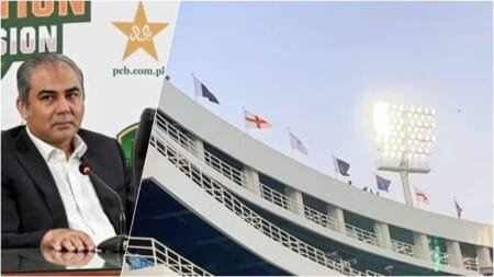 Controversy Over India's Missing Flag at Karachi Stadium