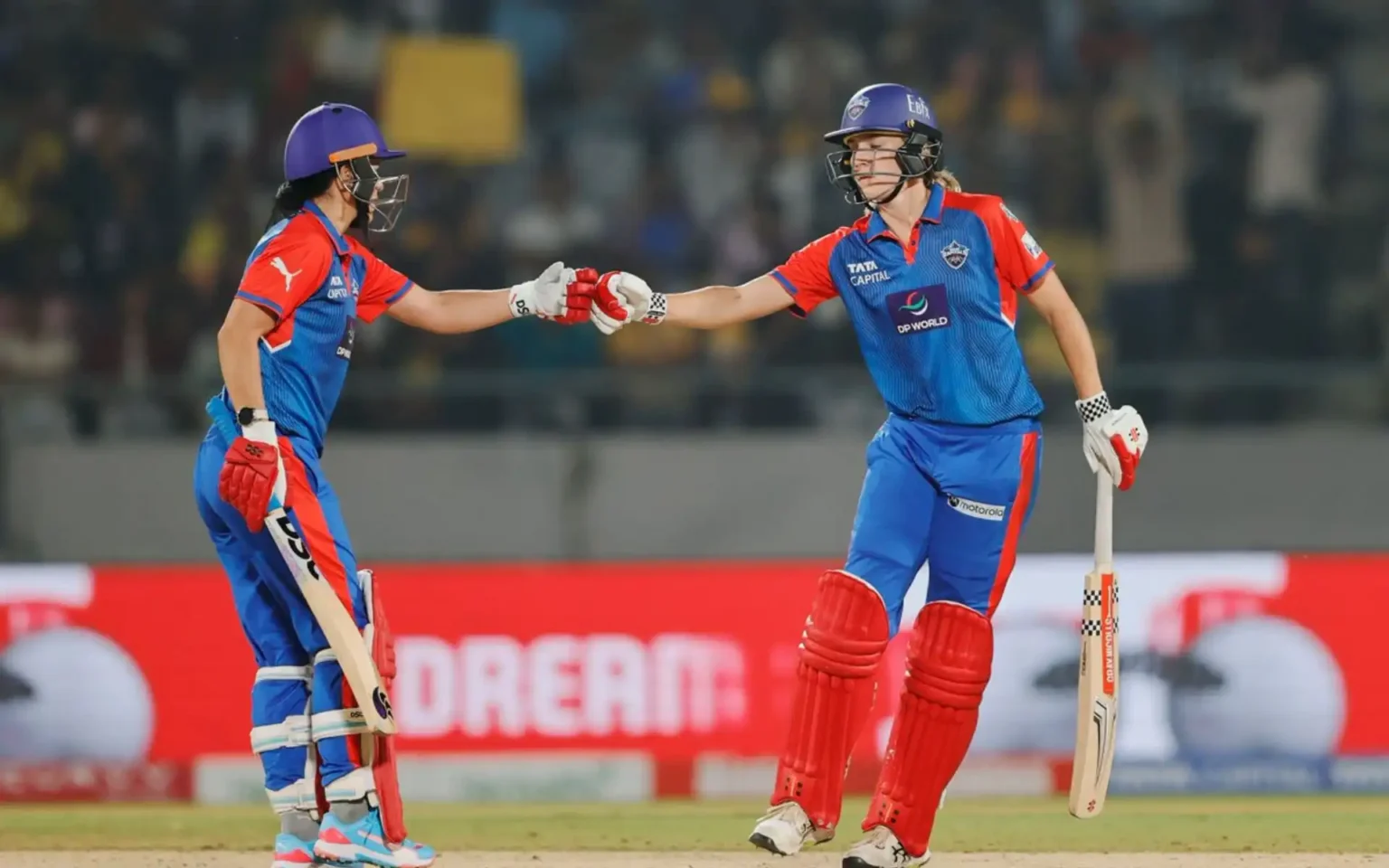 Jess Jonason’s brilliant unbeaten innings of 61 runs helped Delhi Capitals beat Gujarat Giants by 6 wickets Jess Jonason's brilliant unbeaten innings of 61 runs helped Delhi Capitals beat Gujarat Giants by 6 wickets
