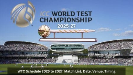 WTC Schedule 2025 to 2027