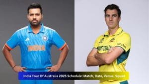India Tour Of Australia 2025 Schedule