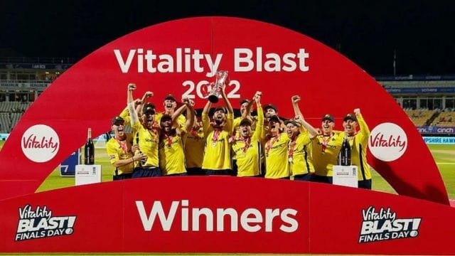 T20 Blast 2025 Points Table