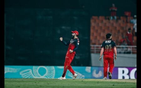 Virat Kohli's Aggressive Celebration