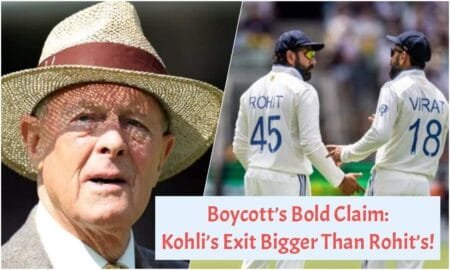 Boycott’s Bold Claim on Kohli