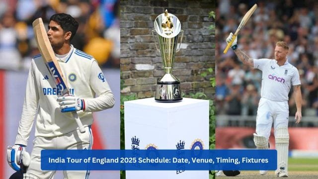 India Tour of England 2025 Schedule