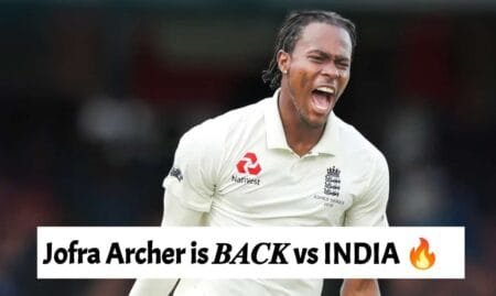 Jofra Archer is 𝑩𝑨𝑪𝑲 vs INDIA