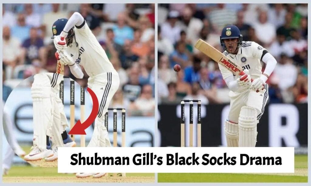 Shubman Gill’s Black Socks Drama