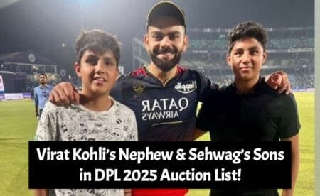 Virat Kohli’s Nephew & Sehwag’s Sons in DPL 2025 Auction List!