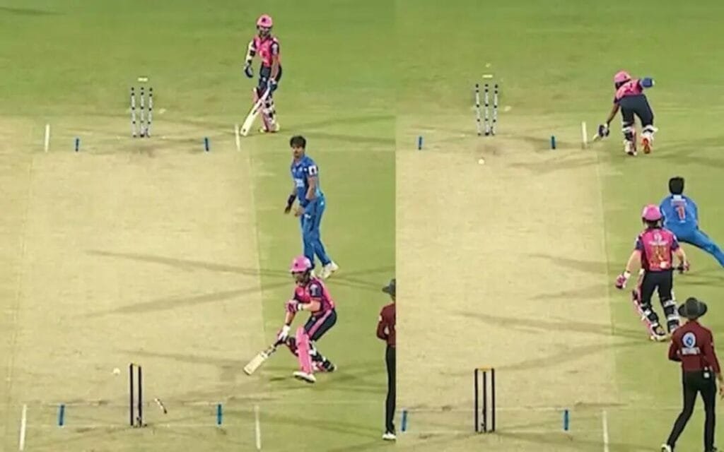 Wicketkeeper hit Both Ends Run Out in One Throw