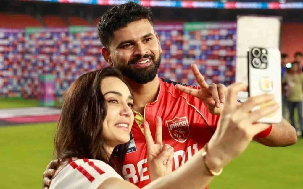 "Dynamic Sarpanch" Shreyas Iyer Receives Special Tribute from Preity Zinta