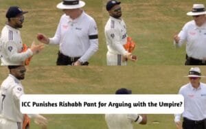 ICC Punishes Rishabh Pant for Arguing with the Umpire