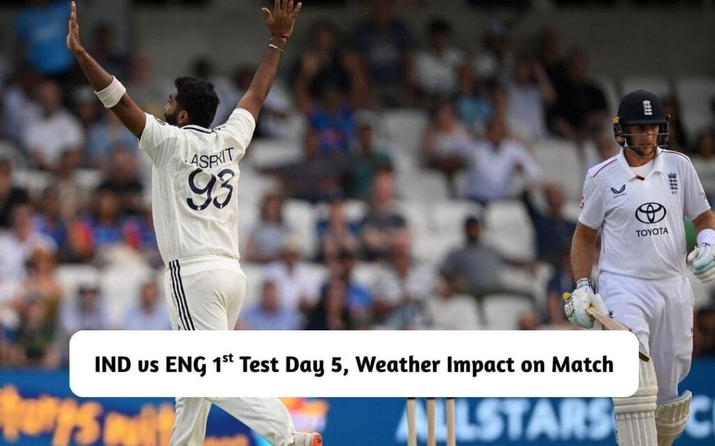 How Weather Could Impact Fifth Day at Headingley Test