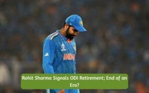 Rohit Sharma Signals ODI Retirement