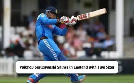 Vaibhav Suryavanshi Shines in England with Five Sixes in a U19 ODI Match