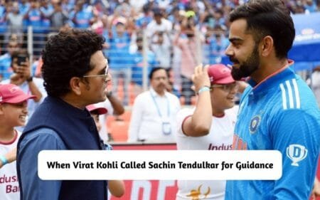 When Virat Kohli Called Sachin Tendulkar for Guidance