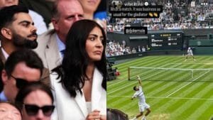 Virat Kohli & Anushka at Wimbledon