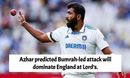 Azhar predicted Bumrah-led attack will dominate England at Lord’s.