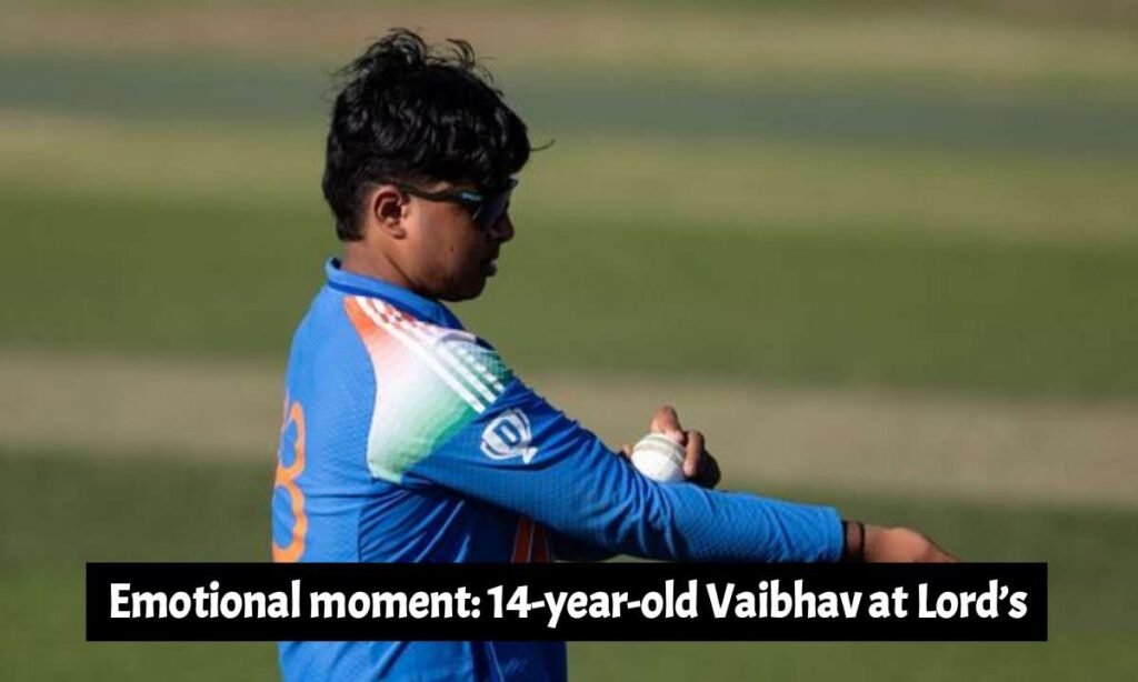 14-year-old Vaibhav Suryavanshi awed by cricket’s greatness at Lord’s; video goes viral Emotional moment, 14-year-old Vaibhav at Lord’s
