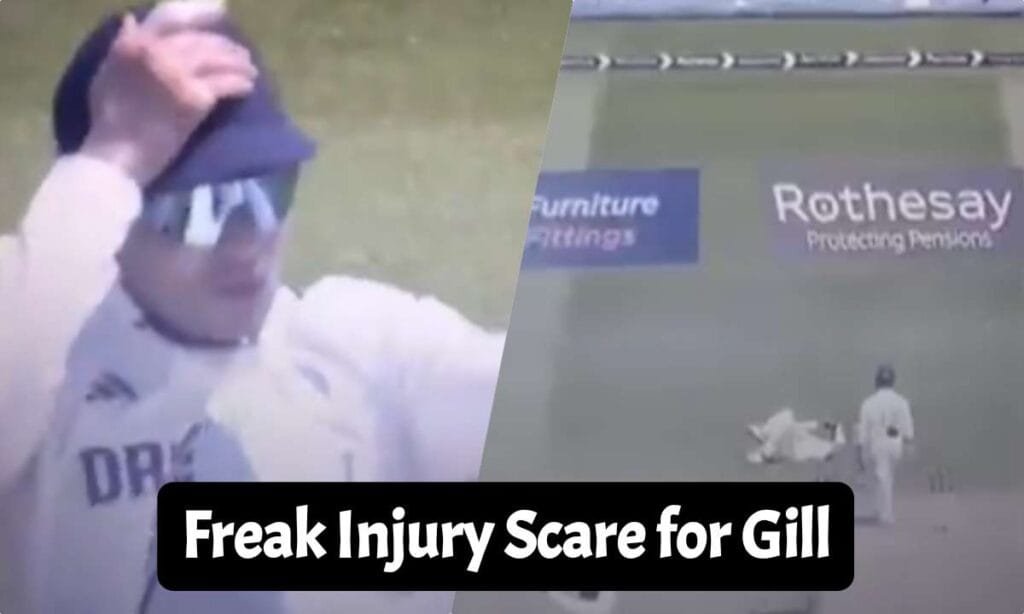 Freak Injury Scare for Gill