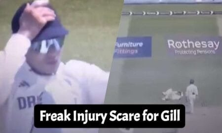 Freak Injury Scare for Gill