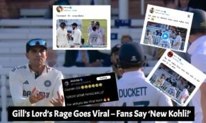 Gill’s Lord’s Rage Goes Viral – Fans Say ‘New Kohli!’
