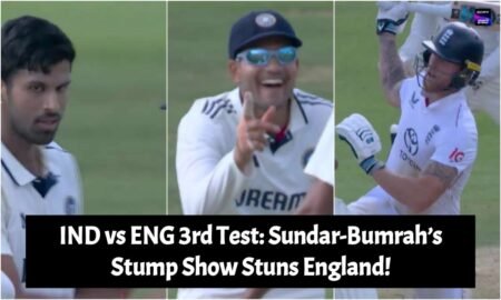 IND vs ENG 3rd Test: Sundar-Bumrah’s Stump Show Stuns England!
