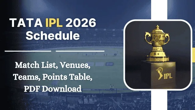 IPL 2026 Schedule
