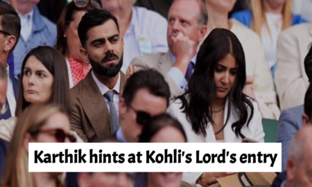 IND vs ENG 3rd Test: Kohli’s Lord’s Entry? Dinesh Karthik Hints, Sachin Tendulkar Makes a Grand Entry Karthik hints at Kohli's Lord's entry
