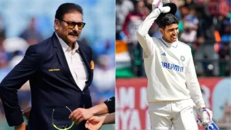 Ravi Shastri said about Gill look solid & Fantastic.