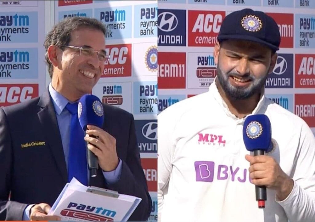 Rishab pant Explain Stump Mic....