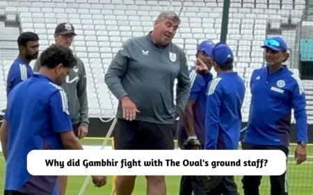 Gambhir's Heated Clash at The Oval