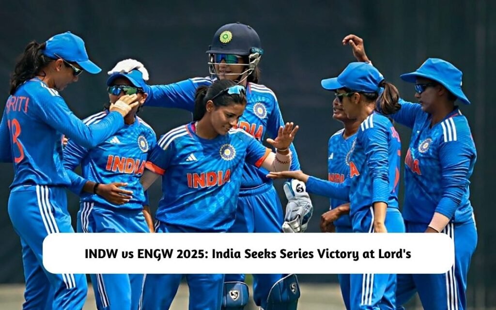 India Seeks Series Victory at Lord's