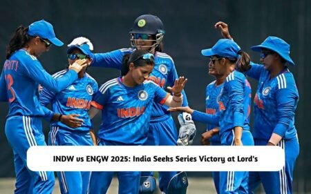 INDW vs ENGW 2025: Confident India Seeks Series Victory at Lord’s Cricket Ground India Seeks Series Victory at Lord's
