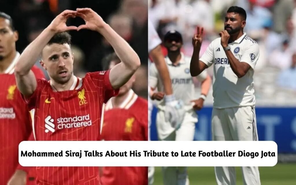 Mohammed Siraj Talks About His Tribute to Diogo Jota