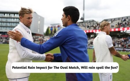 Rain impact in the 5th test
