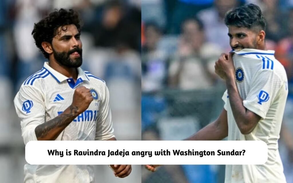 Jadeja angry on Sundar