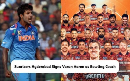 Sunrisers Hyderabad Signs Varun Aaron as Bowling Coach for IPL 2026
