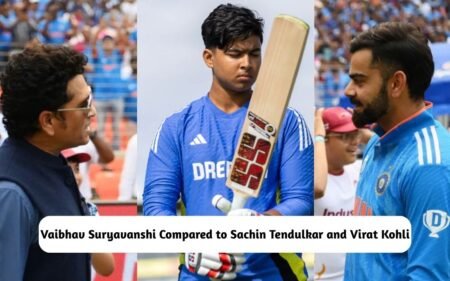 BREAKING: 14-Year-Old Vaibhav Suryavanshi Compared to Sachin Tendulkar and Virat Kohli 14-Year-Old Vaibhav Suryavanshi Compared to Sachin Tendulkar and Virat Kohli