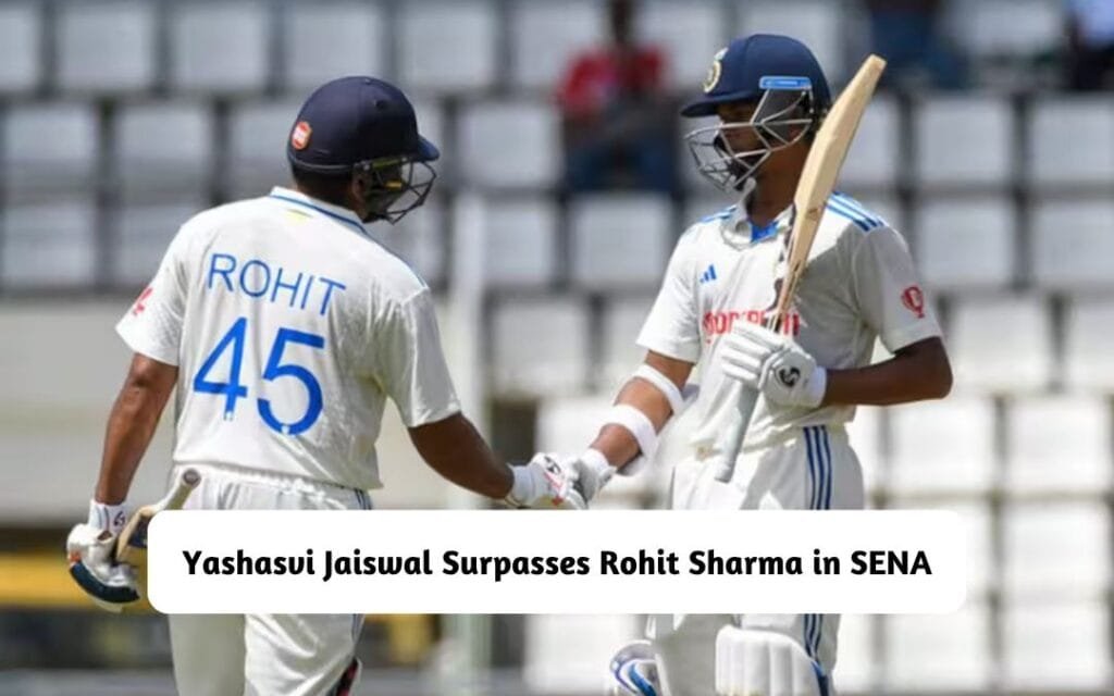 Yashasvi Jaiswal's Surpasses Rohit Sharma in SENA Becomes All-Time Great