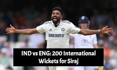 IND vs ENG: 200 International Wickets for Siraj