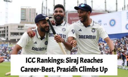 Siraj’s Oval Heroics Earn Career-Best ICC Test Rank; Prasidh Krishna Shines Too Siraj’s Oval Heroics Earn Career-Best ICC Test Rank; Prasidh Krishna Shines Too