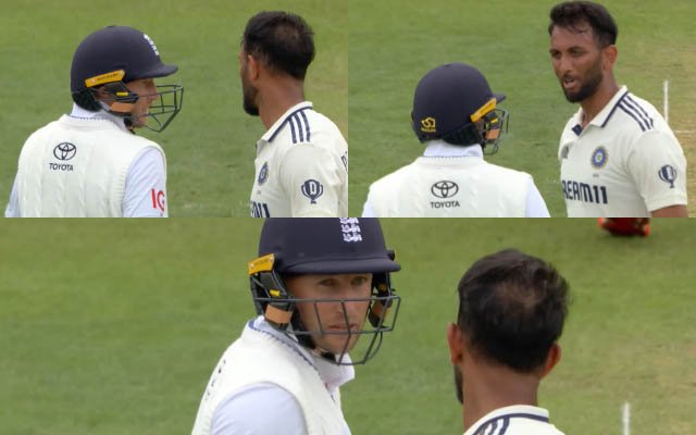 Parsidh krishna fight with joe root