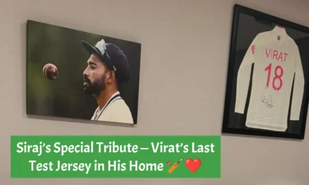 Mohammed Siraj frames Virat Kohli’s signed farewell Test jersey