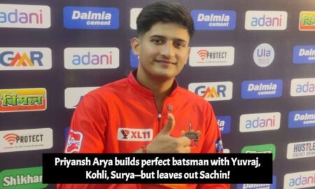 SHOCKING: Priyansh Arya Builds His Dream Batsman, No Place for Sachin Tendulkar! Priyansh Arya builds perfect batsman with Yuvraj, Kohli, Surya—but leaves out Sachin!