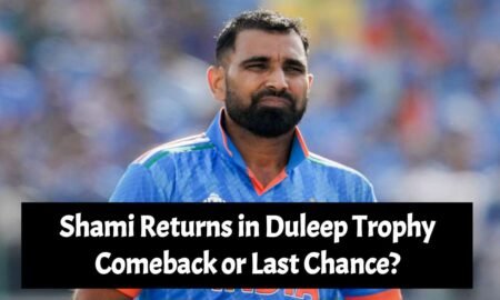 Shami Returns in Duleep Trophy