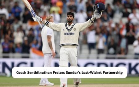 Coach Senthilnathan Praises Sundar